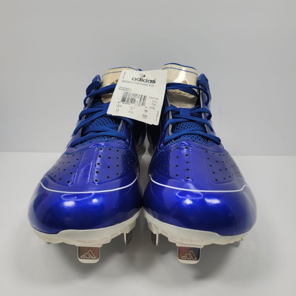 Adidas Adizero Diamond King Men's Blue Baseball Cleats G24749 US Size 13 NWT - Picture 3 of 8